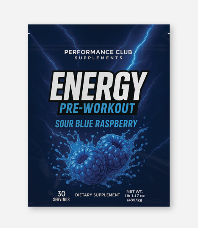 SOUR BLUE RASPBERRY ENERGY PRE-WORKOUT